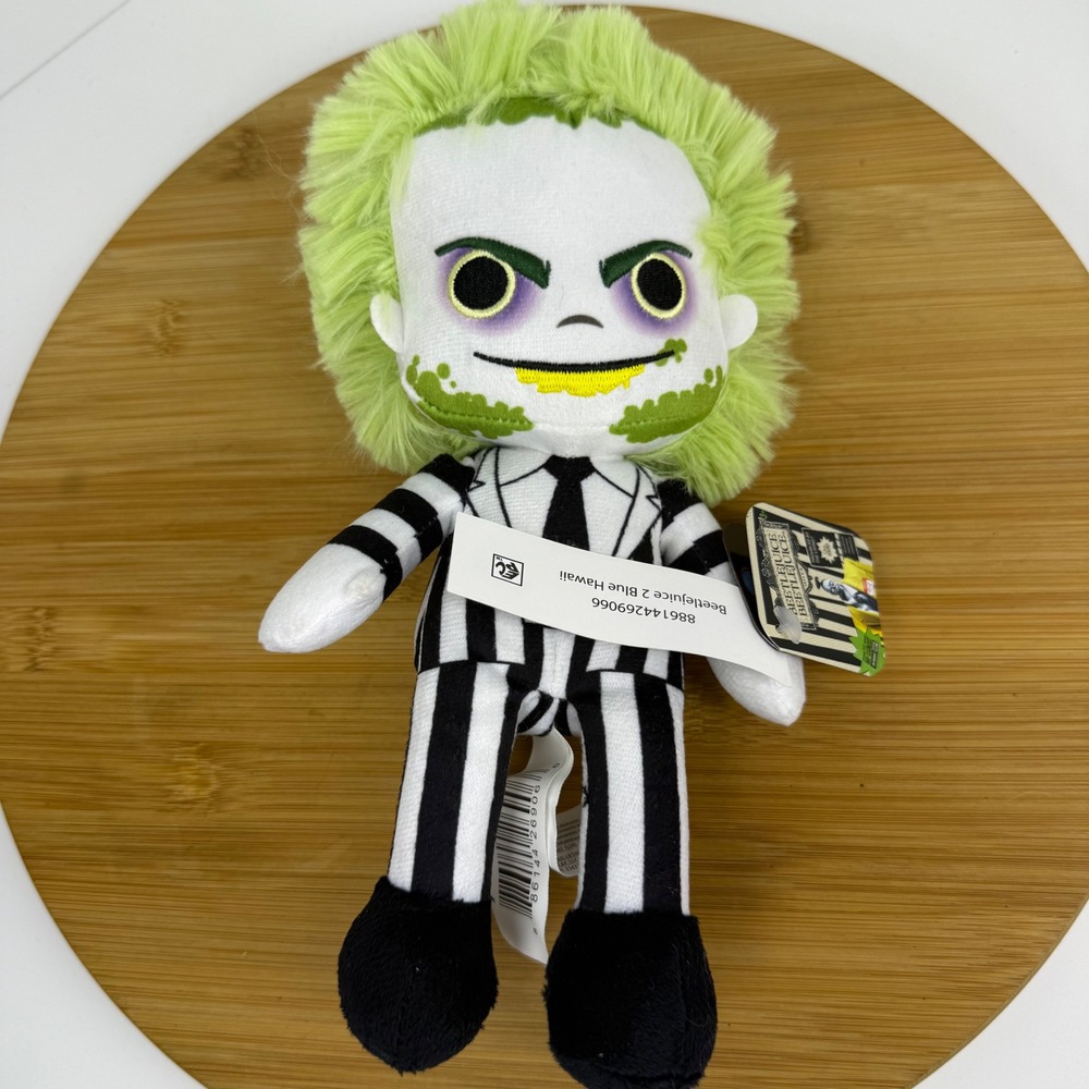 Beetlejuice 2 Blue Hawaii Plush Stuffed Doll‎ Toy New With Tags 2024 AD